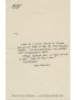 PAULHAN Jean Deux lettres autographes signées à Jean Carrive à propos de Kafka 1939