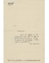 PAULHAN Jean Deux lettres autographes signées à Jean Carrive à propos de Kafka 1939
