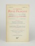 KAFKA Franz Lettres à Minze E. La Nouvelle Nouvelle Revue française 1965 édition pré-originale exemplaire d'Alexandre Vialatte