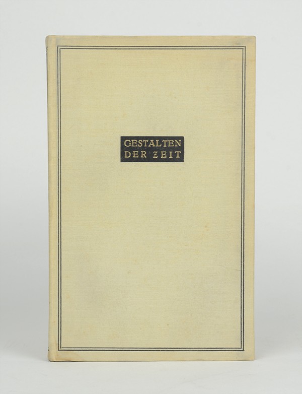 HAAS Willy Gestalten der Zeit G. Kiepenheuer Verlag 1930 édition originale