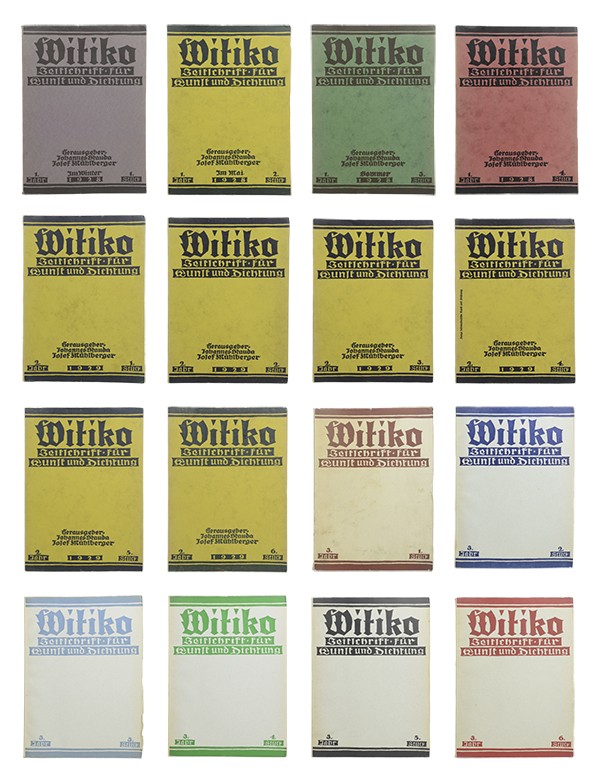 REVUE Witiko Johannes Stauda Josef Mühlberge1928 1932 Collection complète revue sudète édition pré-originale de Der Bau de Kafka