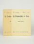 KAFKA Franz La Chevauchée du seau Un divertissement 1938 édition originale française Japon Muller et Le Roy Louis teinte Alsace 