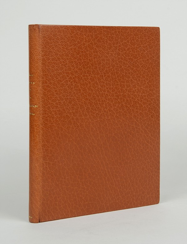 KAFKA Franz La Chevauchée du seau GLM 1939 édition originale française Hollande van Gelder grand papier reliure Alix