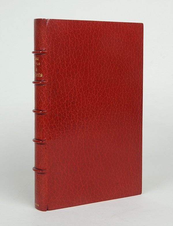 KAFKA Franz Le Procès Gallimard Du monde entier 1933 édition originale française alfa seul grand papier relié en plein maroquin 