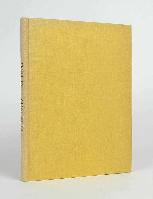 KAFKA Franz Au bagne Les Cahiers du Sud 1939 édition originale française Hollande grand papier exemplaire de Jean Carrive traduc