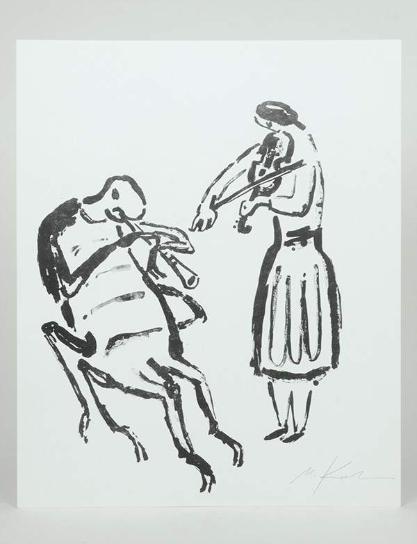 KARASIK Mikhail Franz Kafka. Die Verwandlung. X Lithographien 1992 Portfolio de lithographies originales signées La Métamorphose