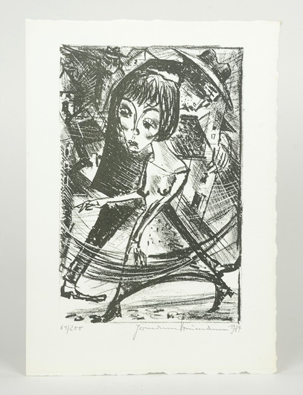 NAUMANN Hermann KAFKA Franz Betrachtung Verlag Philipp Reclam 1986 édition illustrée lithographie originale signée