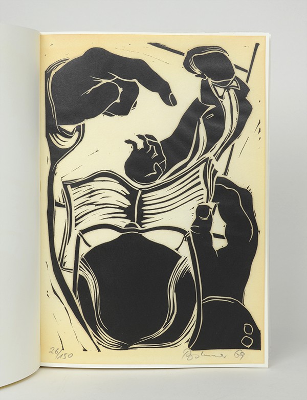 BRUNNER Hansjürg KAFKA Franz Der Prozess Schaer Verlag 1969 Édition illustrée de luxe avec une linogravure originale signée 