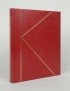 COBER Alan E. KAFKA Franz The Trial Limited Editions Club 1975 Édition illustrée exemplaire de présent sceau de l'éditeur