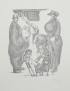 BARTNING Carl Otto Franz Kafka 1969 1976 9 lithographies offset numérotées et signées