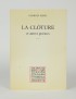 PEREC Georges La Clôture et autres poèmes Hachette POL 1980 édition originale envoi autographe signé à Nicole Doukhan