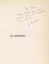 MICHAUX Henri Ici, Poddema Mermod 1947 édition originale sur vergé chiffon envoi autographe signé à José David
