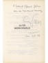 PEREC Georges La Vie mode d'emploi Hachette POL 1978 seconde édition envoi autographe signé à Lilie et Edouard Jortner