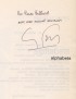 PEREC Georges Alphabets Galilée 1976 édition originale illustrée par Dado envoi autographe signé à Pierre Billard