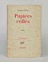 PERROS Georges Papiers collés Gallimard Le Chemin 1960 édition originale service de presse envoi autographe signé Henri Philipon