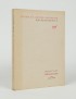 MICHAUX Henri Voyage en grande Garabagne Gallimard Métamorphoses 1936 édition originale sur alfa mousse envoi autographe signé à