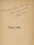 PERROS Georges Papiers collés Gallimard Le Chemin 1960 édition originale service de presse envoi autographe signé Henri Philipon