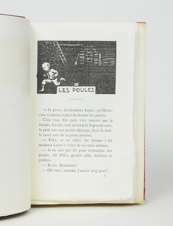 RENARD Jules Poil de Carotte Ernest Flammarion 1902 édition illustrée par Félix Vallotton sur Hollande grand papier