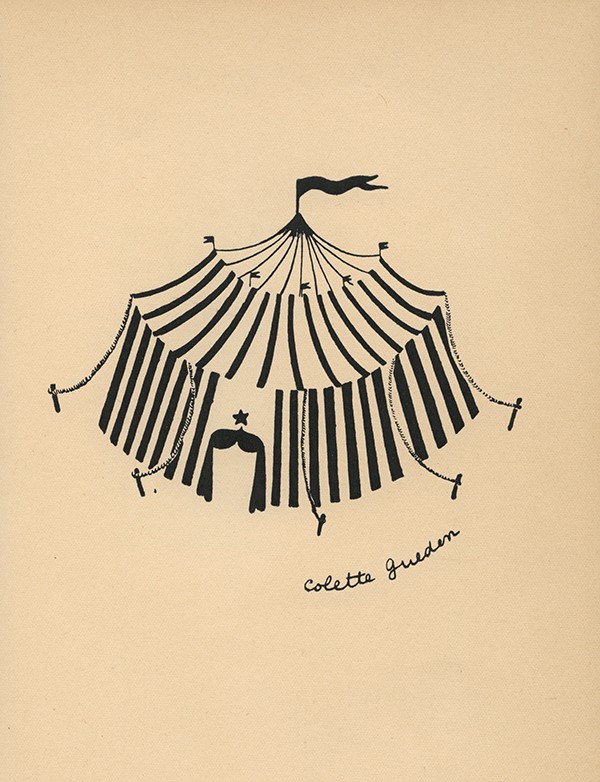 COPPERIE Adrien Cirque GLM 1936 édition originale sur alfa crème illustrée de dessins de Colette Guéden