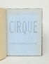 COPPERIE Adrien Cirque GLM 1936 édition originale sur alfa crème illustrée de dessins de Colette Guéden