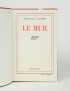 SARTRE Jean-Paul Le Mur Gallimard 1939 édition originale sur vélin pur fil premier papier reliure en plein chagrin
