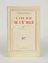 MODIANO Patrick La Place de l'étoile Gallimard 1968 édition originale en service de presse avec envoi autographe signé