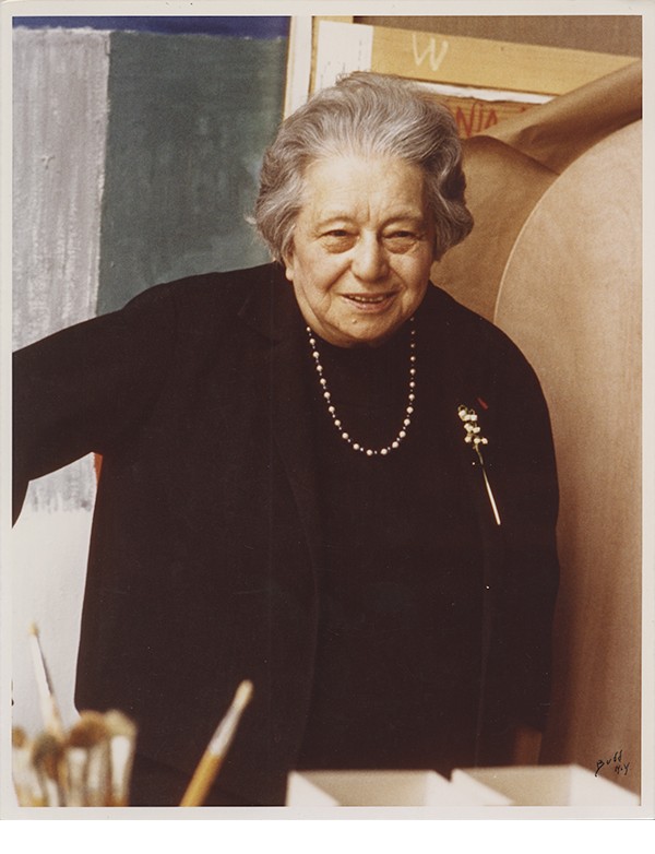 WAINTROB Abraham dit Budd Photographie originale représentant Sonia Delaunay tirage argentique d'époque signée tampon humide