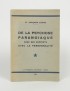 LACAN Jacques De la psychose paranoïaque Le Francois 1932 édition originale premier tirage envoi autographe signé à Guillaume et