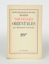 YOURCENAR Marguerite Nouvelles orientales Gallimard La Renaissance de la nouvelle 1938 édition originale alfa Lafuma Navarre gra