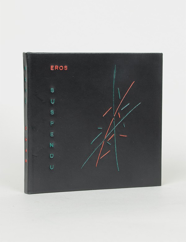 CHAR René Éros suspendu PAB 1960 édition originale illustrée deux gravures de René Char sur celluloïd reliure à décor