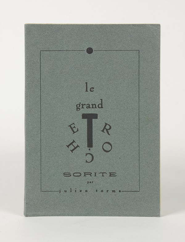 PEILLET Emmanuel TORMA Julien Le Grand Troche Éditions Elaia 1925 édition originale broché