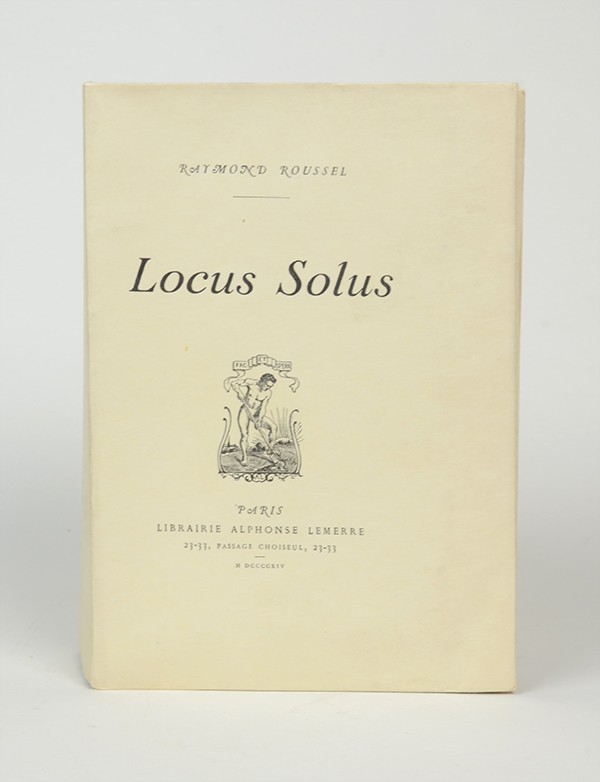 ROUSSEL Raymond Locus Solus Alphonse Lemerre 1914 édition originale Japon grand papier broché