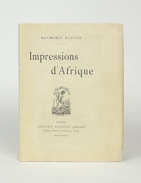 ROUSSEL Raymond Impression d'Afrique Alphonse Lemerre 1932 exemplaire sur Japon seul grand papier
