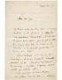 SCRIBE Eugène Lettre autographe à Joseph Coralli à propos de La Tarentule 1939