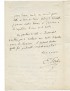 SCRIBE Eugène Lettre autographe à Joseph Coralli à propos de La Tarentule 1939