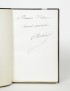 VERLAINE Paul Poèmes saturniens Alphonse Lemerre 1866 édition originale envoi autographe signé à Francis Solvet plein maroquin
