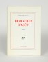 MODIANO Patrick Dimanches d'août Gallimard 1986 édition originale sur vélin pur chiffon de Rives