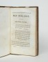 HUGO Victor Han d'Islande Persan 1823 édition originale reliure de l'époque en deux volumes