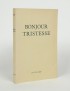 SAGAN Françoise Bonjour tristesse Julliard 1954 édition hors commerce Corvol l'Orgueilleux Noël 1954 envoi autographe signé