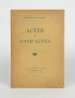 CLIFFORD BARNEY Natalie Actes et entr'actes Sansot 1910 édition originale simili Japon grand papier envoi autographe signée à Ai