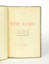 VERLAINE Paul Les Poètes maudit Léon Vanier 1884 édition originale Tristan Corbière Arthur Rimbaud Stéphane Mallarmé rare demi-m