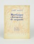 BRETON André Martinique charmeuse de serpents Sagittaire 1948 édition originale envoi autographe signé de André Masson à Roger P