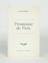 Waldberg Patrick Promenoir de Paris Mercure de France 1960 édition originale Hollande Pannekoek envoi autographe signé de l'aute