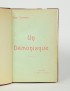 LORRAIN Jean Un démoniaque E. Dentu 1895 édition originale exemplaire sur Chine grand papier relié en demi-maroquin