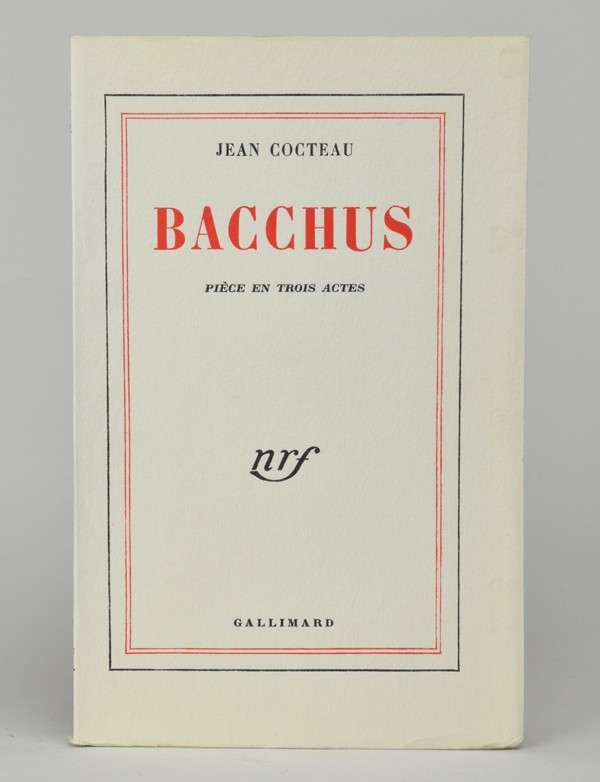 COCTEAU (Jean) Bacchus EO sur pur fil