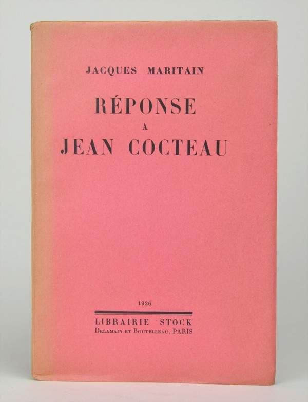 [COCTEAU (Jean)] MARITAIN (Jacques)