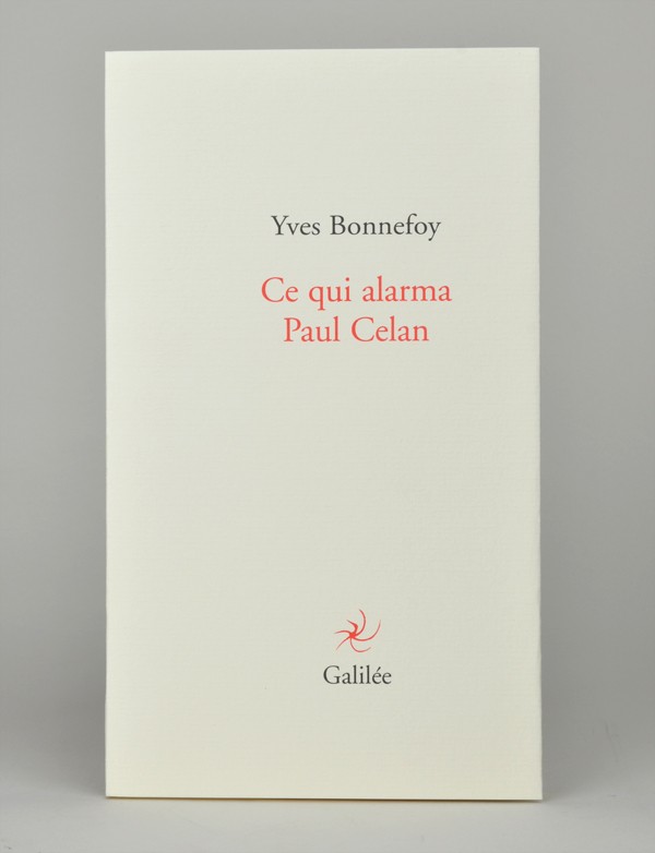 [CELAN (Paul)] BONNEFOY (Yves)