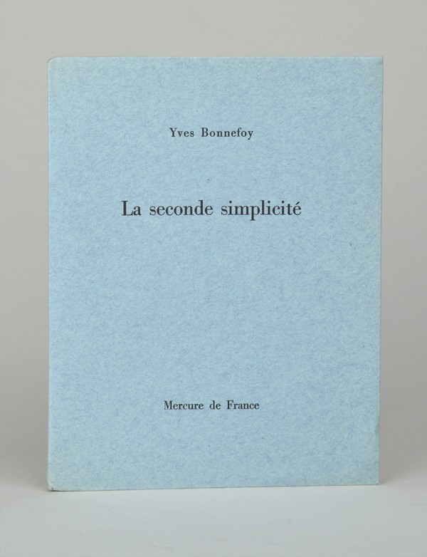 BONNEFOY (Yves)