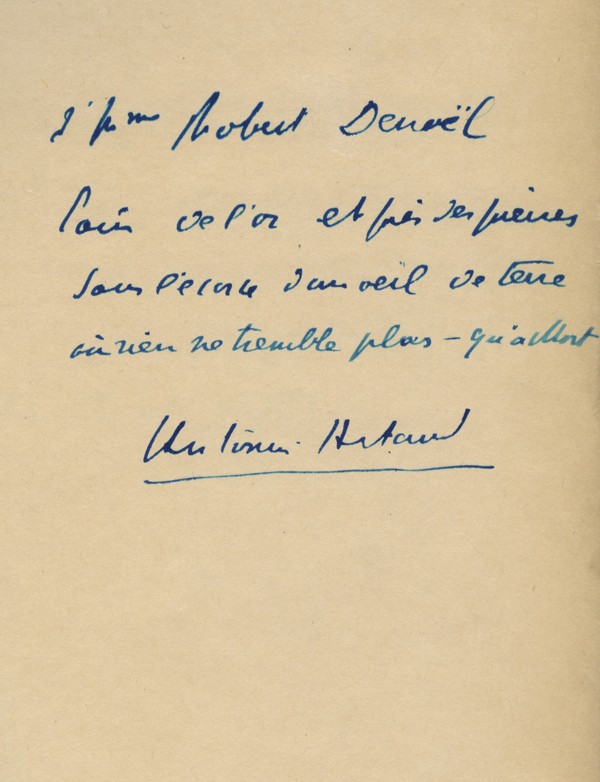 ARTAUD (Antonin)